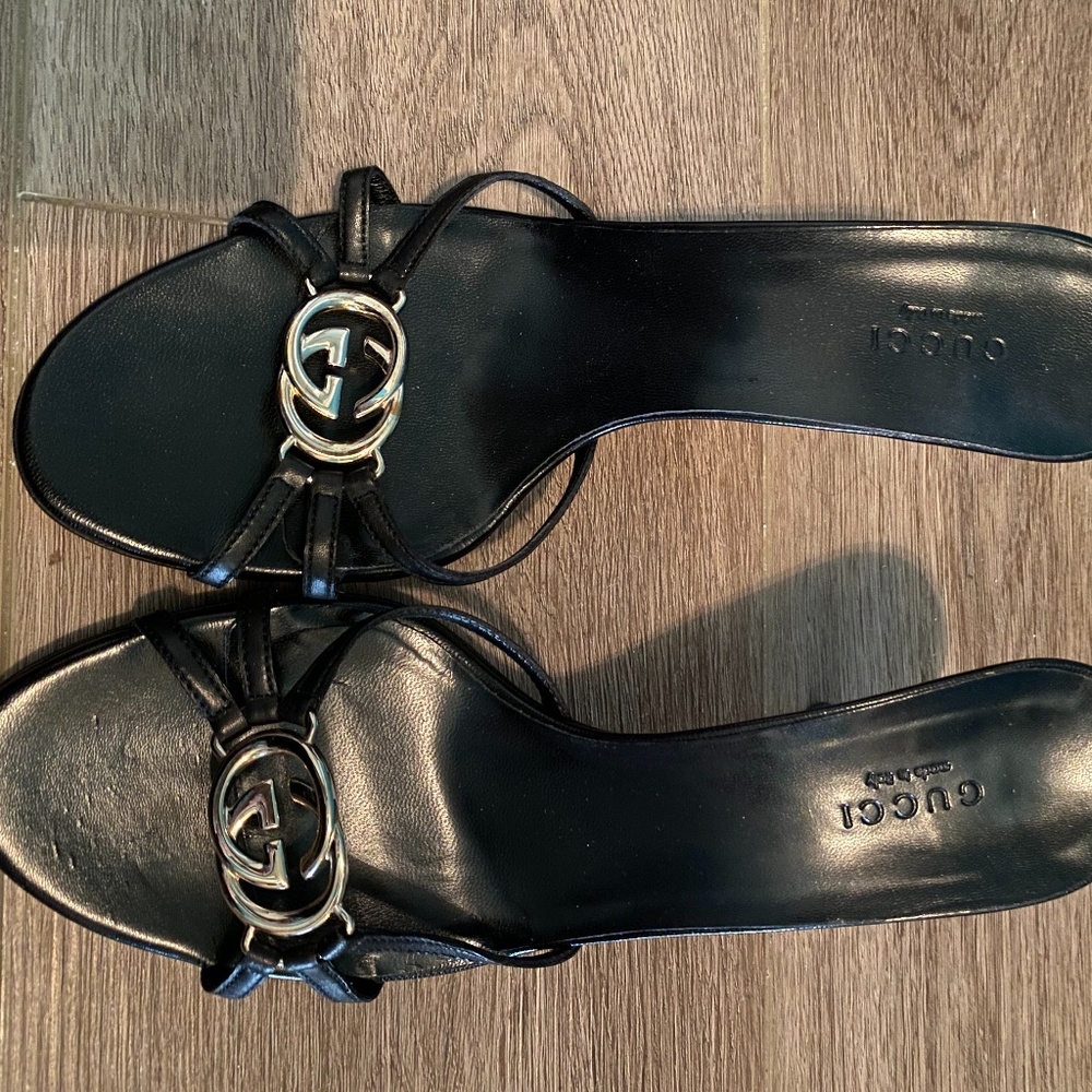 Gucci Heeled Slides